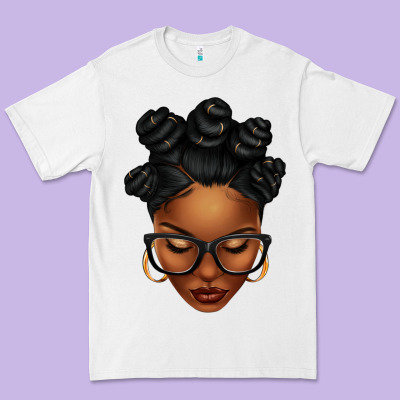 Afro Woman With Bantu Knots Premium Tee Designed By Texasbilliewilder
