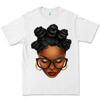 White afro woman with bantu knots Premium Tee - texasbilliewilder