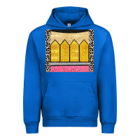 Cobalt glitter pencil Urban Hoodie - CowGirlArtShop