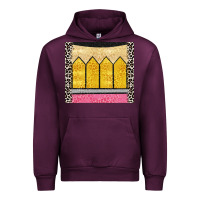 Mauve Wine glitter pencil Urban Hoodie - CowGirlArtShop