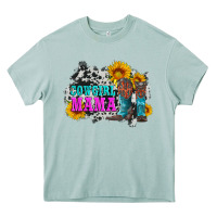 Arona cowgirl mama with boots and sunflowers and cowhide Heavy Core Tee - Artiststas