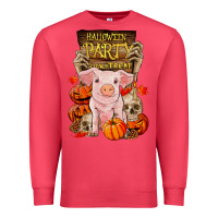 Cardinal halloween party pig Premium Sweatshirt - RanaPortraitStore