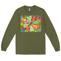 Army Green fruit plate Long Sleeve Tee - Jasminsmagicworld