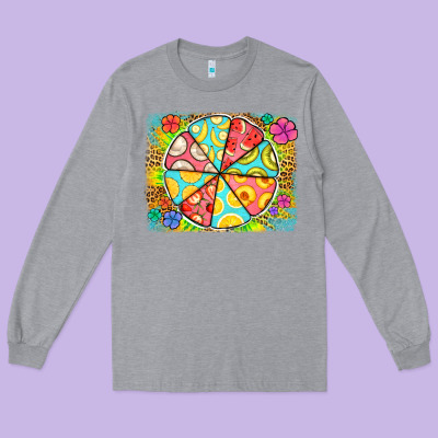 Fruit Plate Long Sleeve Tee Designed By Jasminsmagicworld