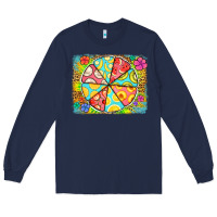 Navy fruit plate Long Sleeve Tee - Jasminsmagicworld
