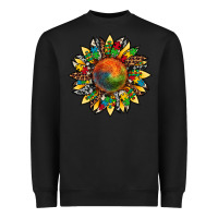Black autism awareness cowhide leopard sunflower Heavyweight Sweatshirt - Artiststas