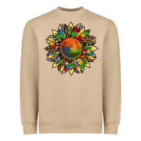 Mushroom autism awareness cowhide leopard sunflower Heavyweight Sweatshirt - Artiststas