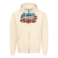 Sandshell America america Zipper Hoodie - NancyCooperArtShop