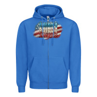 True Royal America america Zipper Hoodie - NancyCooperArtShop
