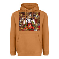 Meerkat Christmas baby cow hot cocoa Heavyweight Hoodie - Jasminsmagicworld