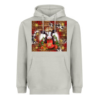 Moon Dust Christmas baby cow hot cocoa Heavyweight Hoodie - Jasminsmagicworld