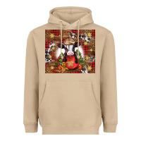 Mushroom Christmas baby cow hot cocoa Heavyweight Hoodie - Jasminsmagicworld