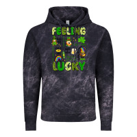 Cloud Black feeling lucky Vintage Hoodie - Artiststas