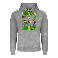 Cloud Rock feeling lucky Vintage Hoodie - Artiststas