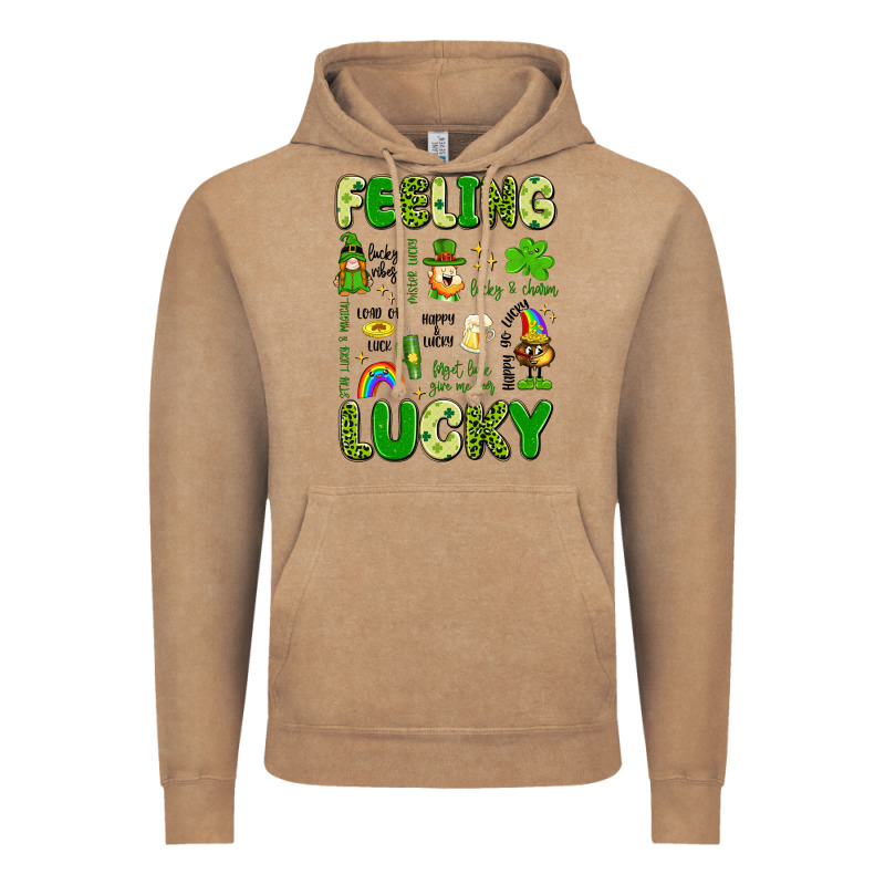 Feeling Lucky Vintage Hoodie by Artiststas | Teevron
