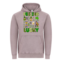Vintage Zinc feeling lucky Vintage Hoodie - Artiststas