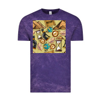 Cloud Purple history seamless pattern Vintage Tee - BundleAndBundleShop