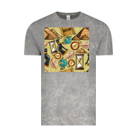 Cloud Rock history seamless pattern Vintage Tee - BundleAndBundleShop