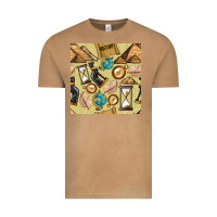 Vintage Camel history seamless pattern Vintage Tee - BundleAndBundleShop