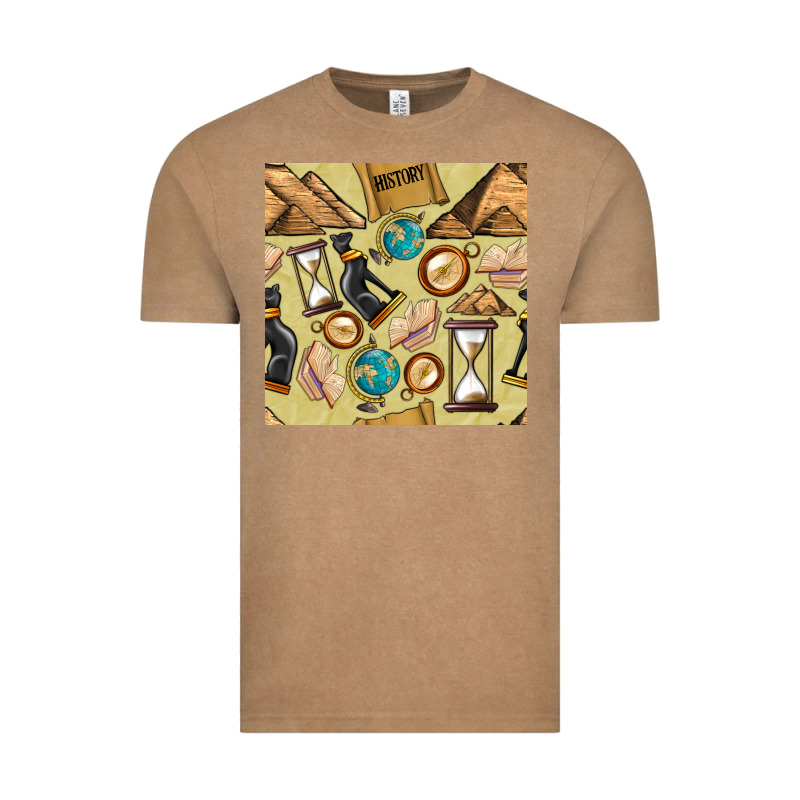 History Seamless Pattern Vintage Tee by BundleAndBundleShop | Teevron