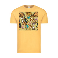 Vintage Mustard history seamless pattern Vintage Tee - BundleAndBundleShop