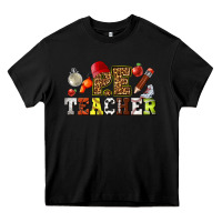 Black physical education teacher Heavy Core Tee - texasbilliewilder