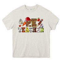 Cream physical education teacher Heavy Core Tee - texasbilliewilder