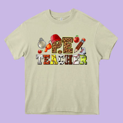 Physical Education Teacher Heavy Core Tee Designed By Texasbilliewilder
