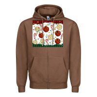 Chestnut christmas conchas Zipper Hoodie - MaliasSmallBusiness