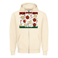 Sandshell christmas conchas Zipper Hoodie - MaliasSmallBusiness