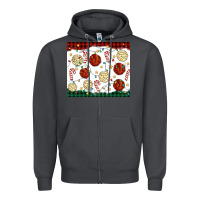 Smoke christmas conchas Zipper Hoodie - MaliasSmallBusiness