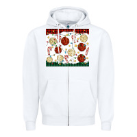 White christmas conchas Zipper Hoodie - MaliasSmallBusiness