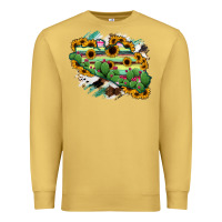 Antique Gold Guerrero Map Premium Sweatshirt - RanaPortraitStore