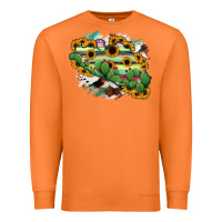 Carrot Guerrero Map Premium Sweatshirt - RanaPortraitStore
