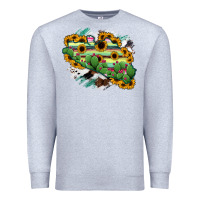 Heather Grey Guerrero Map Premium Sweatshirt - RanaPortraitStore