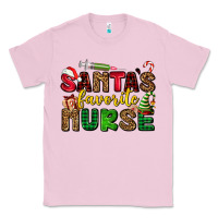 Bubblegum Pink santas favorite nurse Classic Tee - AdoDesignShop