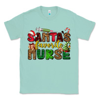 Seafoam santas favorite nurse Classic Tee - AdoDesignShop