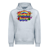 Heather Grey Pride day Urban Hoodie - CowGirlArtShop