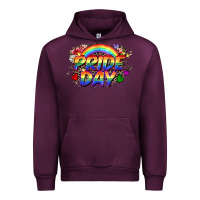 Mauve Wine Pride day Urban Hoodie - CowGirlArtShop