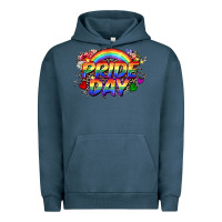 Pigment Midnight Navy Pride day Urban Hoodie - CowGirlArtShop