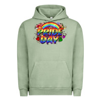 Pigment Oil Green Pride day Urban Hoodie - CowGirlArtShop