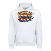 White Pride day Urban Hoodie - CowGirlArtShop