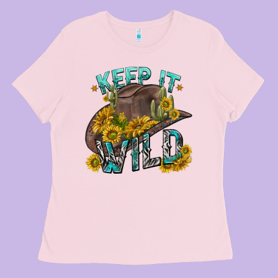 Ladies Tee keep it wild tbw