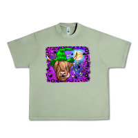 Oil Green highland cow halloween Urban Heavy Tee - JahusDesignShop
