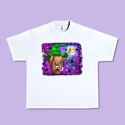 Highland Cow Halloween Urban Heavy Tee Designed By Jahusdesignshop