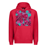 Cardinal breast cancer seamless pattern Premium Hoodie - texasbilliewilder