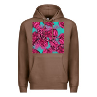 Chestnut breast cancer seamless pattern Premium Hoodie - texasbilliewilder