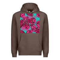 Coffee breast cancer seamless pattern Premium Hoodie - texasbilliewilder
