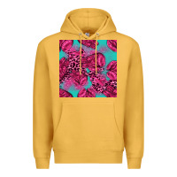 Mustard breast cancer seamless pattern Premium Hoodie - texasbilliewilder