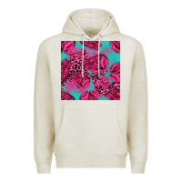 Oatmeal Heather breast cancer seamless pattern Premium Hoodie - texasbilliewilder